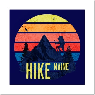 Hike Maine Posters and Art